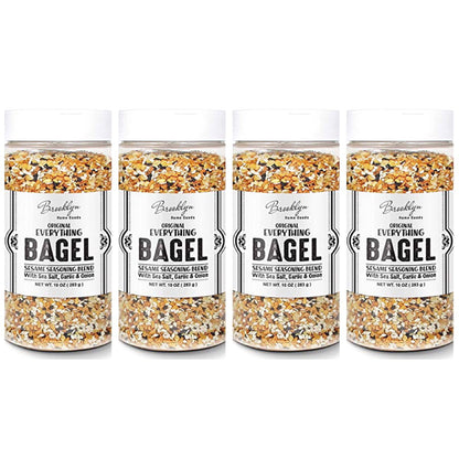 Bagel Seasoning, front, Trader Joe's everything but the bagel