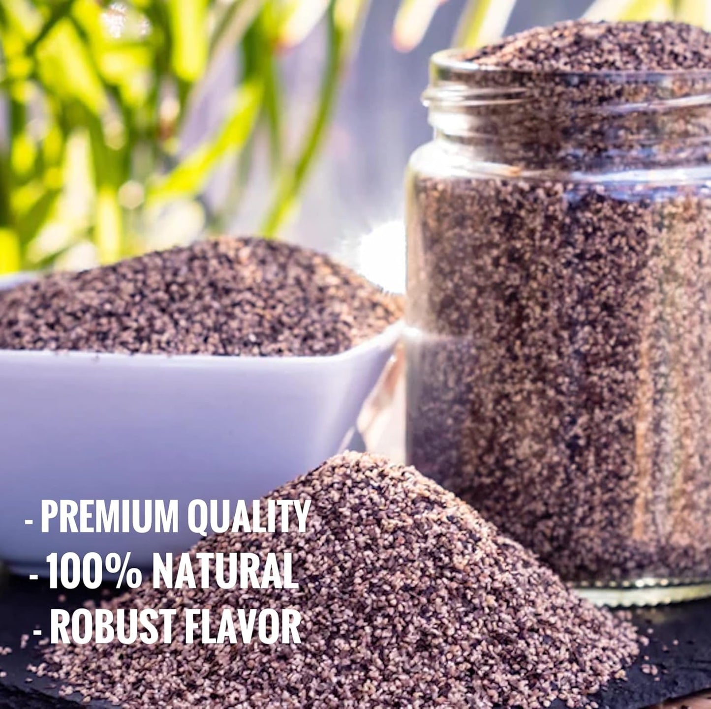 FlavorKicker Coarse Ground Black Pepper, 1.5 oz., no preservtives, non - GMO, Glass Jar to Maintain Freshness. - FlavorKicker.com