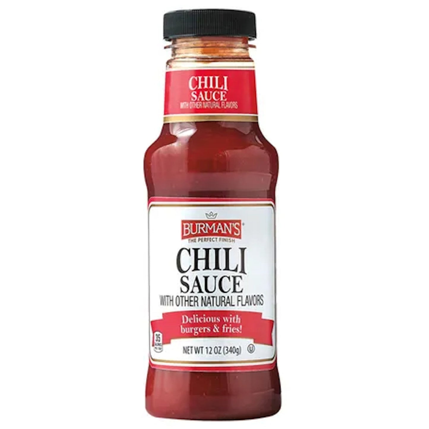Burman's the Perfect Finish Chili Sauce with Other Natural Flavors - 1 Bottle (12oz)
