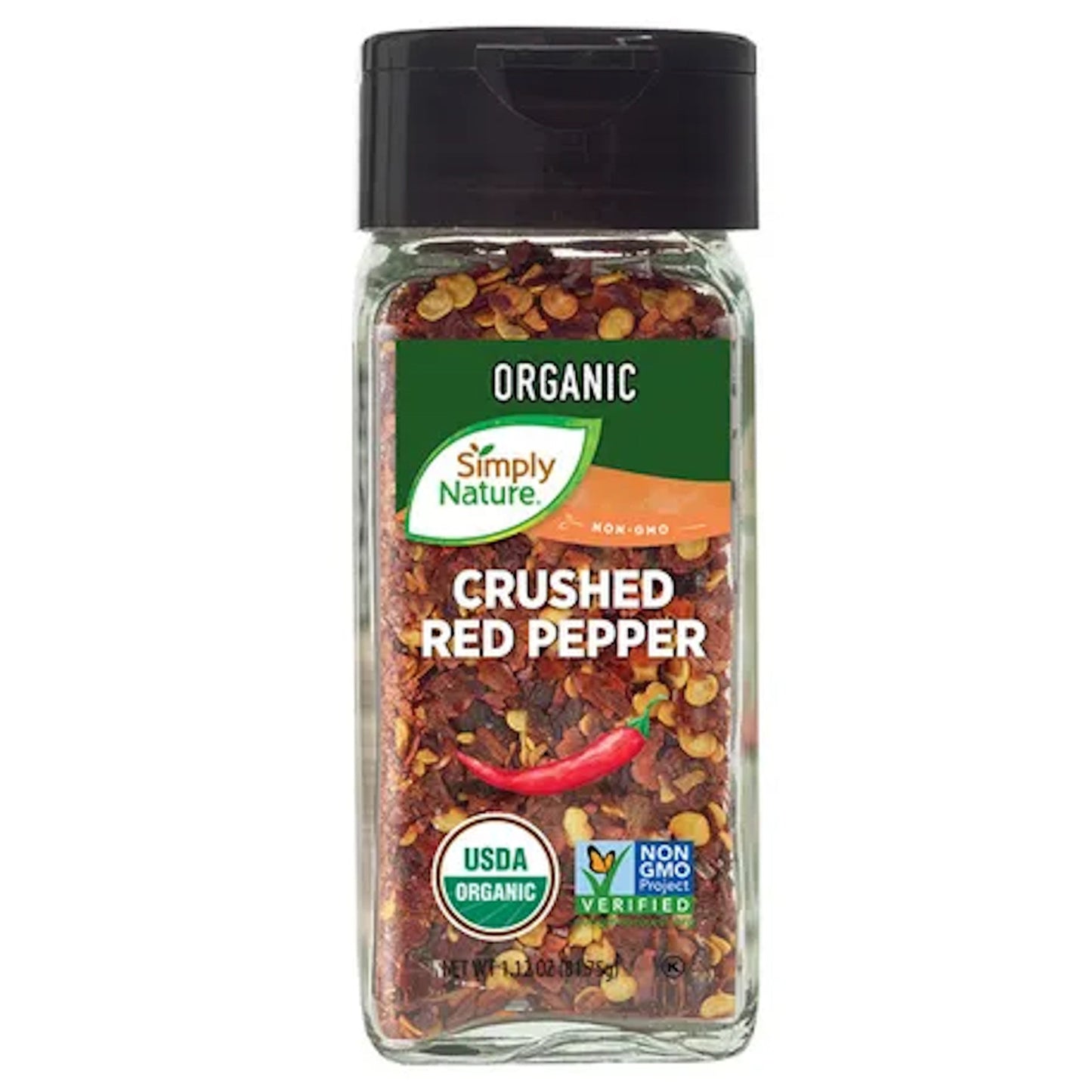 Simply Nature Organic Crushed Red Pepper 1.12 oz - FlavorKicker.com