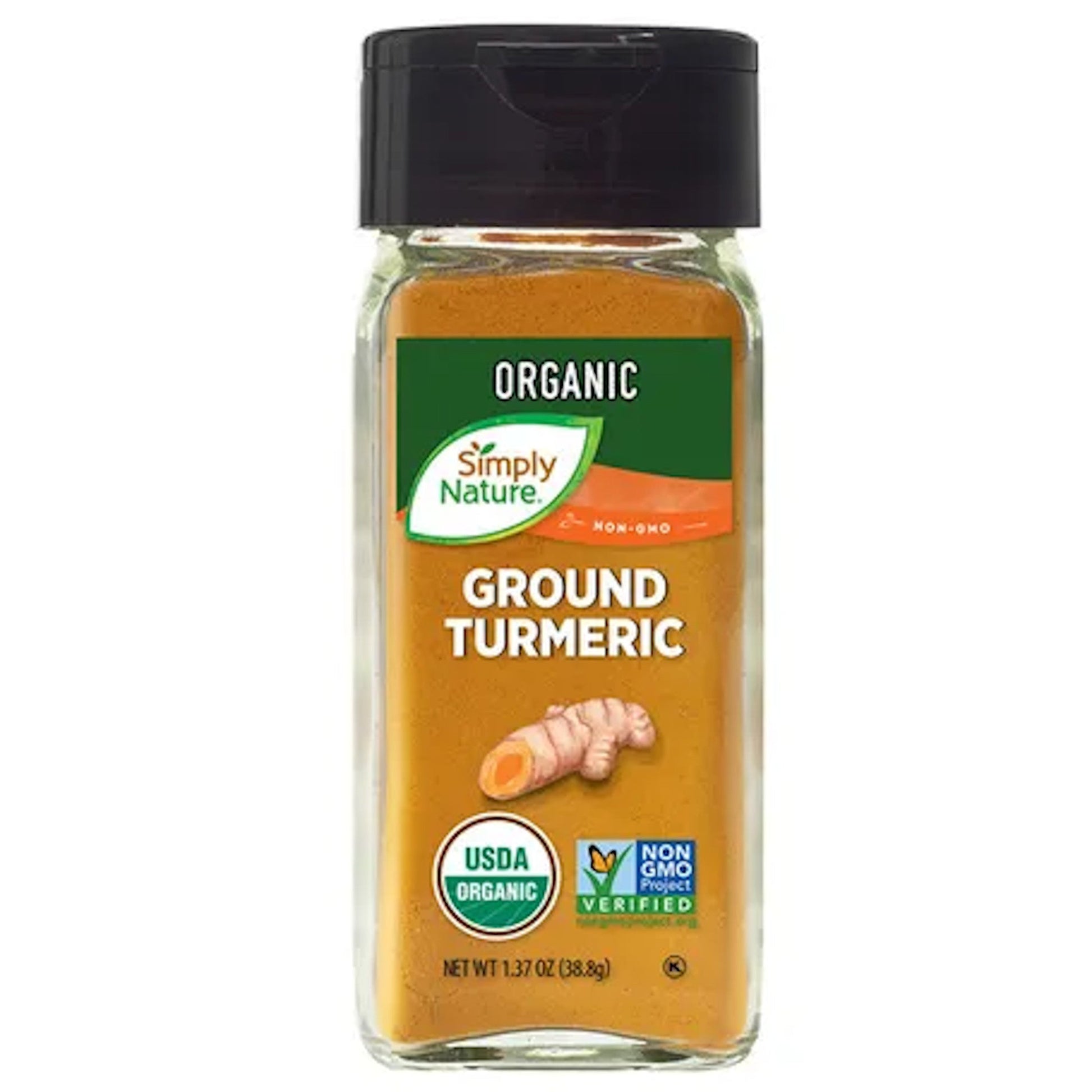 Simply Nature Organic Ground Turmeric 1.37 oz - FlavorKicker.com
